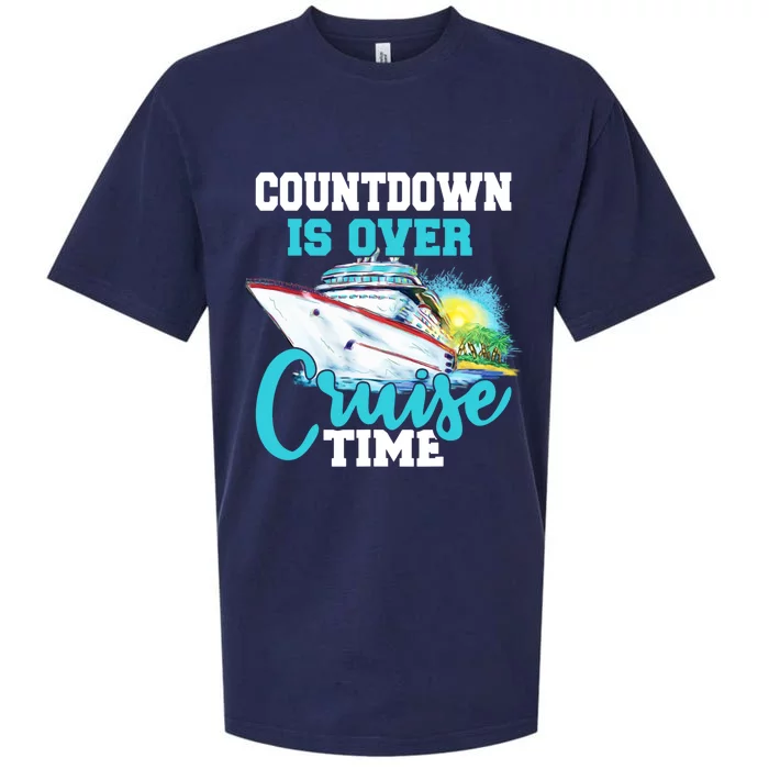 Countdown Is Over Its Cruise Time Cruising Lover Great Gift Sueded Cloud Jersey T-Shirt