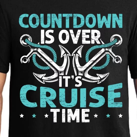 Countdown Is Over Its Cruise Time Design Cruising Lover Funny Gift Pajama Set