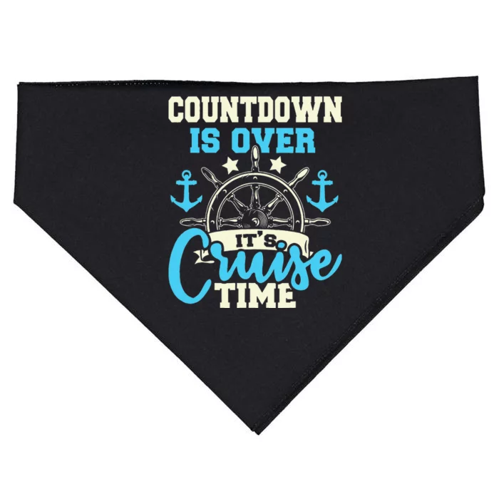 Countdown Is Over Its Cruise Time Cruising Lover Cruiser USA-Made Doggie Bandana