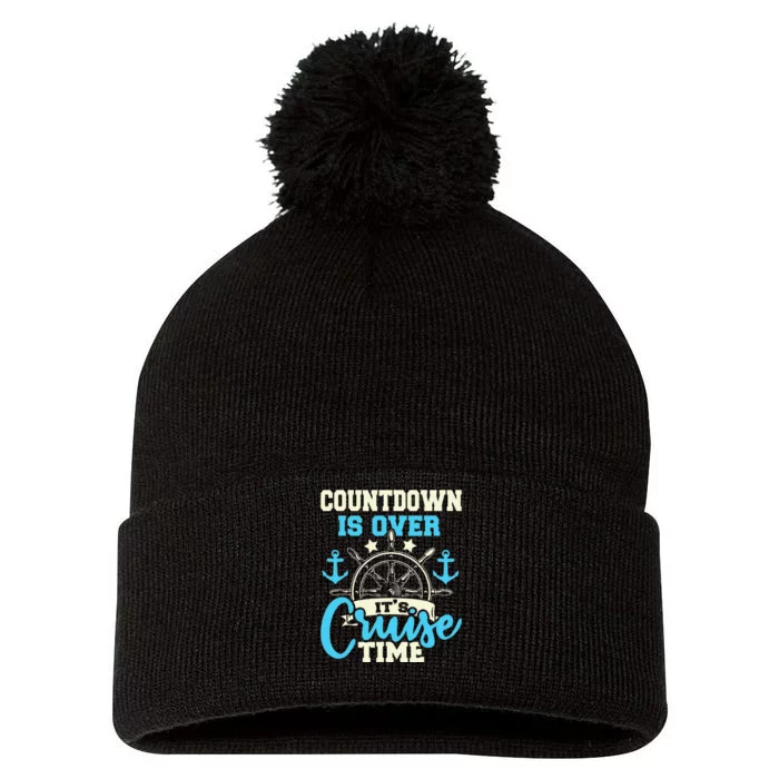 Countdown Is Over Its Cruise Time Cruising Lover Cruiser Pom Pom 12in Knit Beanie