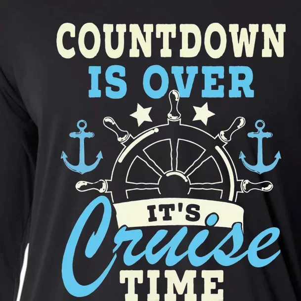 Countdown Is Over It's Cruise Time Cruising Lover Cruiser Cooling Performance Long Sleeve Crew