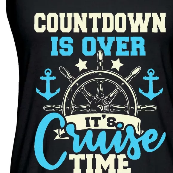 Countdown Is Over Its Cruise Time Cruising Lover Cruiser Ladies Essential Flowy Tank