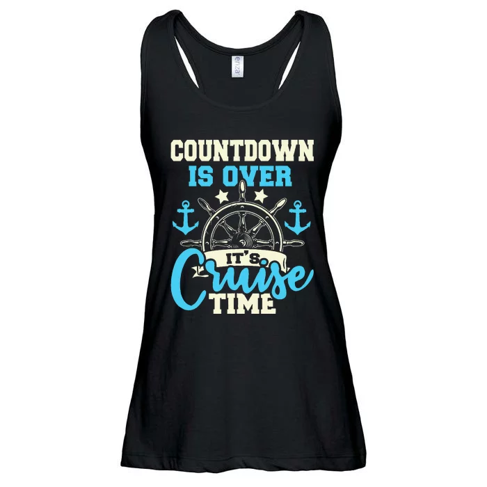 Countdown Is Over Its Cruise Time Cruising Lover Cruiser Ladies Essential Flowy Tank