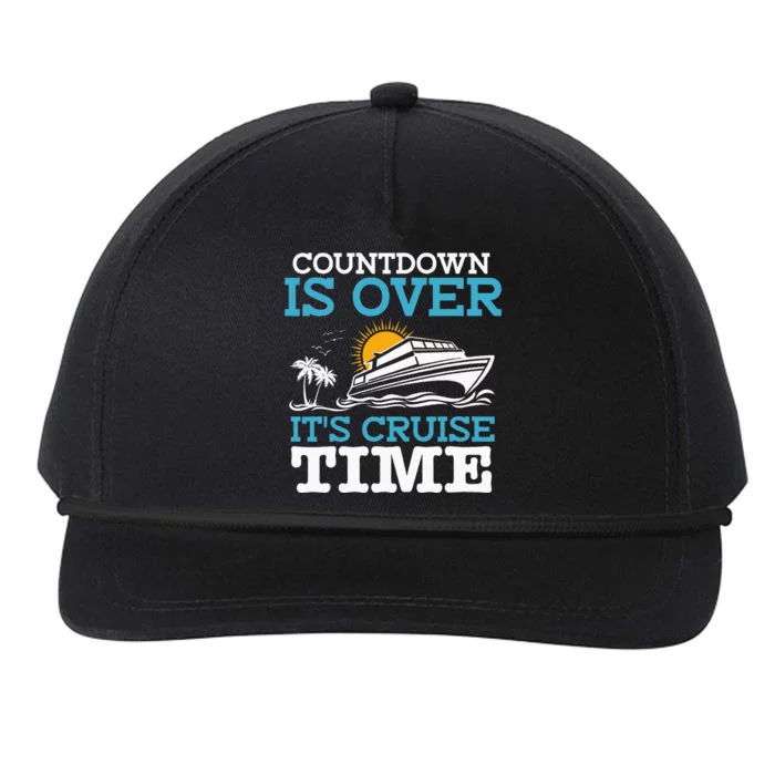 Countdown Is Over Its Cruise Time Cruising Lover Cruiser Snapback Five-Panel Rope Hat