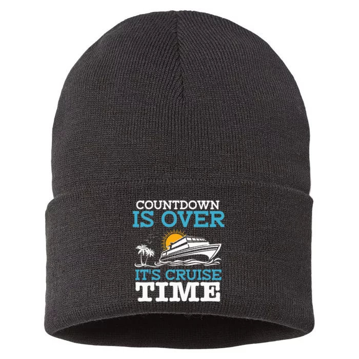 Countdown Is Over Its Cruise Time Cruising Lover Cruiser Sustainable Knit Beanie