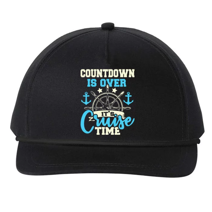 Countdown Is Over Its Cruise Time Cruising Lover Cruiser Snapback Five-Panel Rope Hat