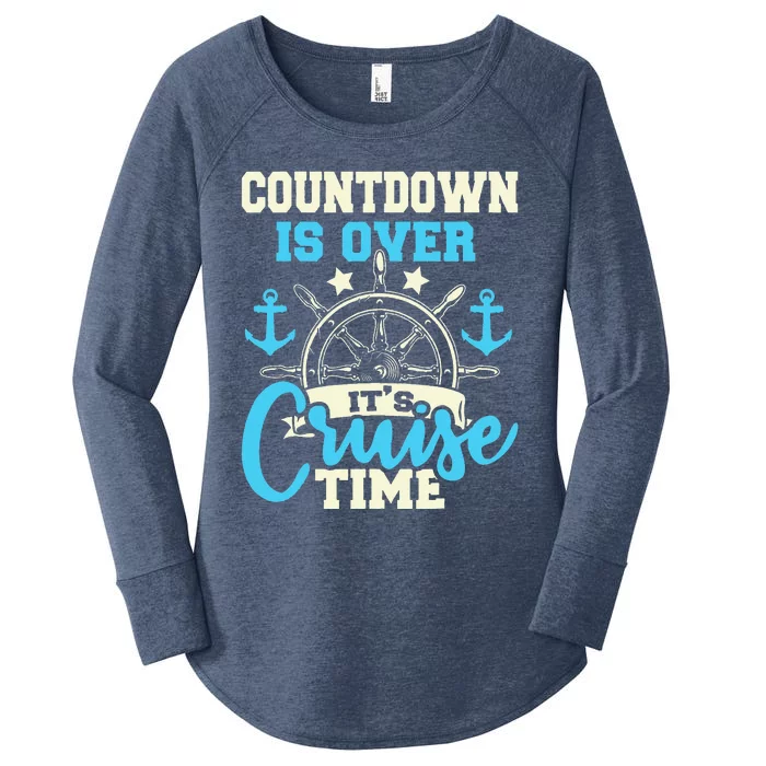 Countdown Is Over Its Cruise Time Cruising Lover Cruiser Women's Perfect Tri Tunic Long Sleeve Shirt