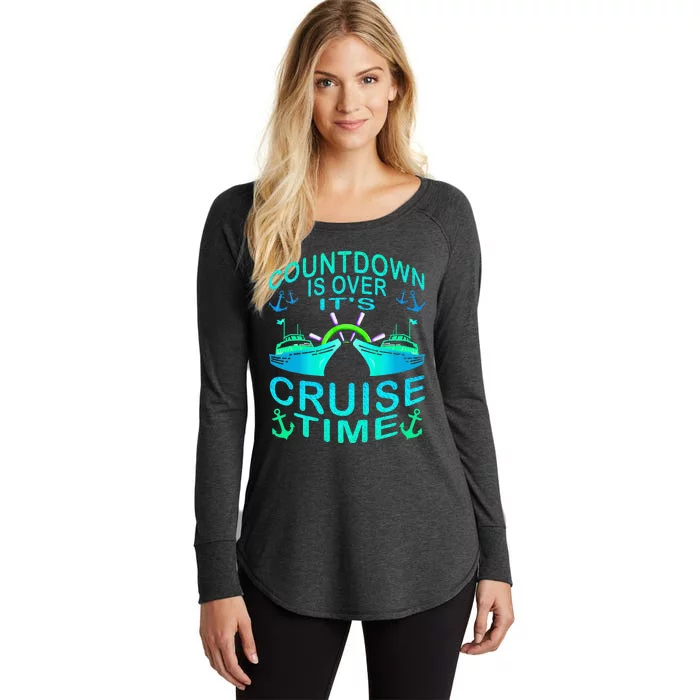 Countdown Is Over It's Cruise Time Cruising Lover Cruiser Women's Perfect Tri Tunic Long Sleeve Shirt