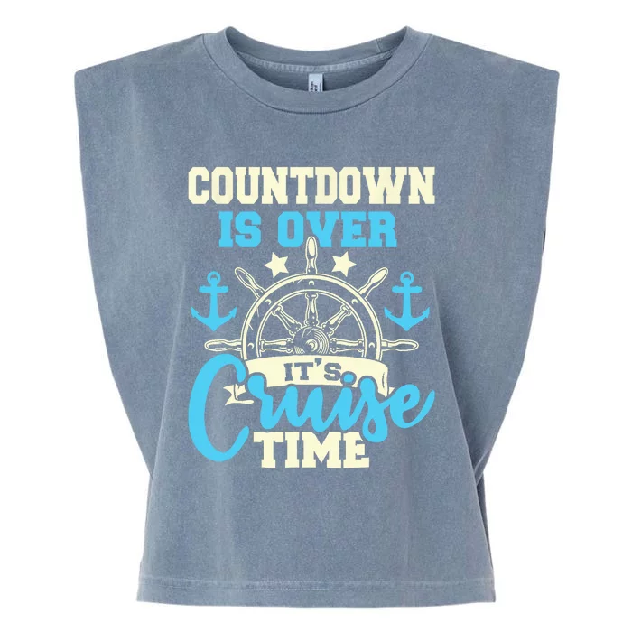 Countdown Is Over Its Cruise Time Cruising Lover Cruiser Garment-Dyed Women's Muscle Tee