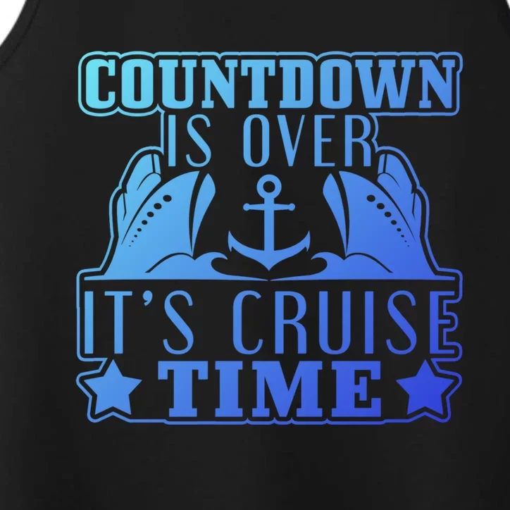 Countdown Is Over Its Cruise Time Holiday Gift Performance Tank