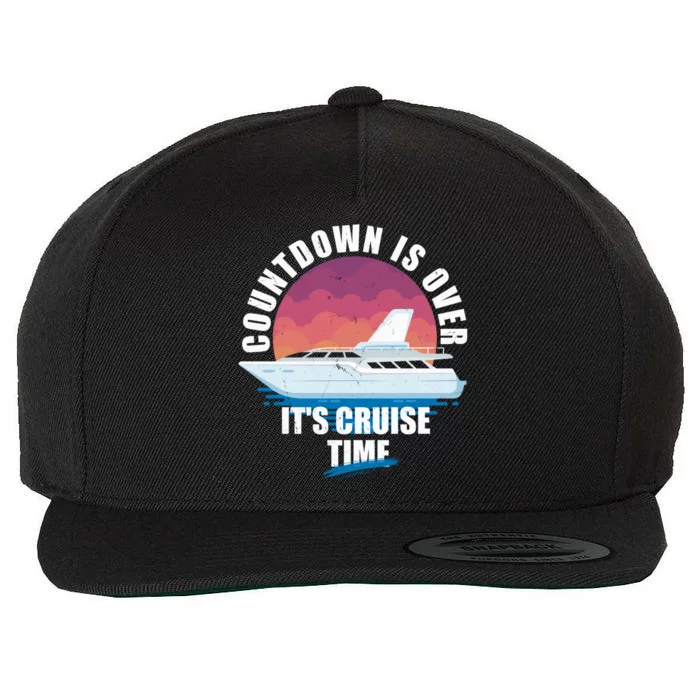 Countdown Is Over Its Cruise Time Meaningful Gift Wool Snapback Cap