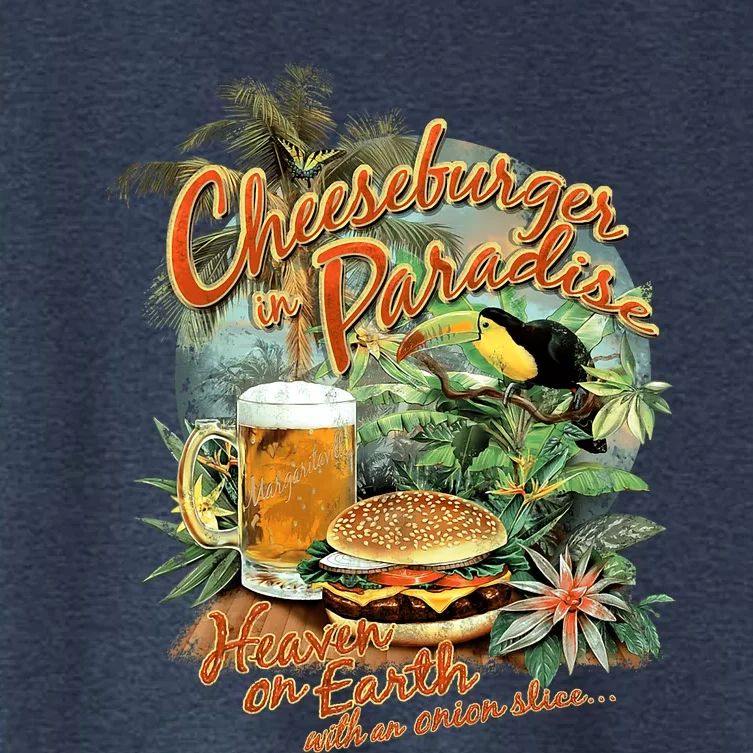 Cheeseburger In ParadiseHeaven On Earth Women's Crop Top Tee