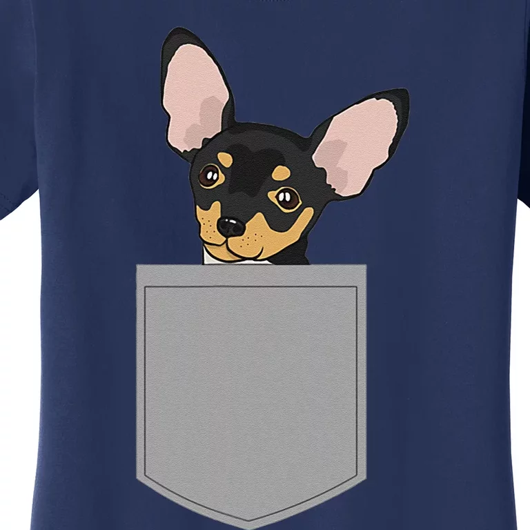 Chihuahua In Pocket Design Chiwawa Lovers Gifts Women's T-Shirt