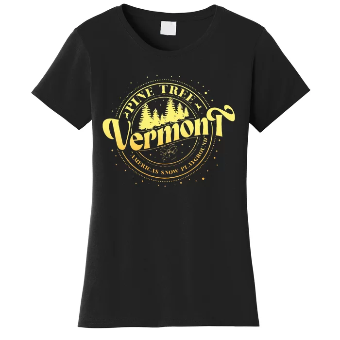 Columbia Inn Pine Tree Vermont Women's T-Shirt