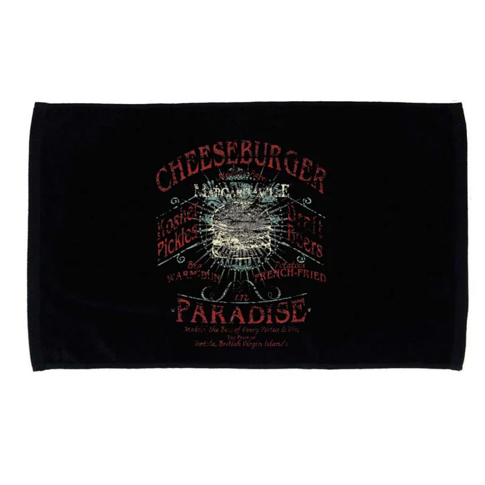 Cheeseburger In Paradise Microfiber Hand Towel