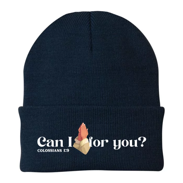 Can I Pray For You Christian Faith Jesus Novelty Design Knit Cap Winter Beanie