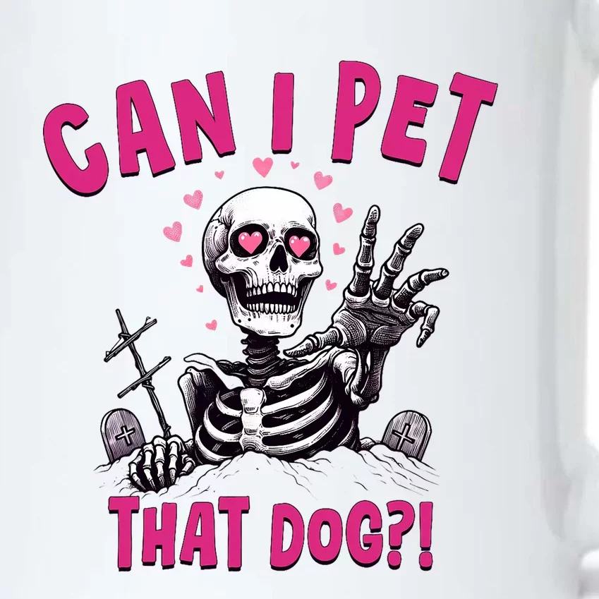 Can I Pet That Dog Skeleton Black Color Changing Mug