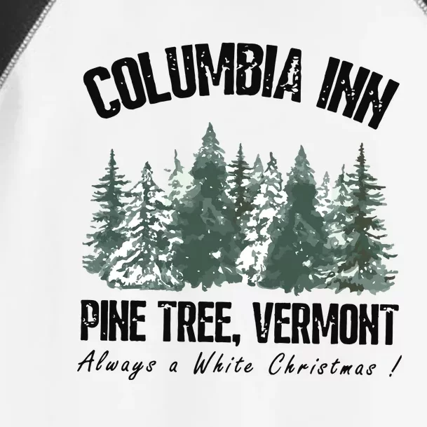 Columbia Inn Pine Tree Vermont Americas Snow Playground A White Toddler Fine Jersey T-Shirt