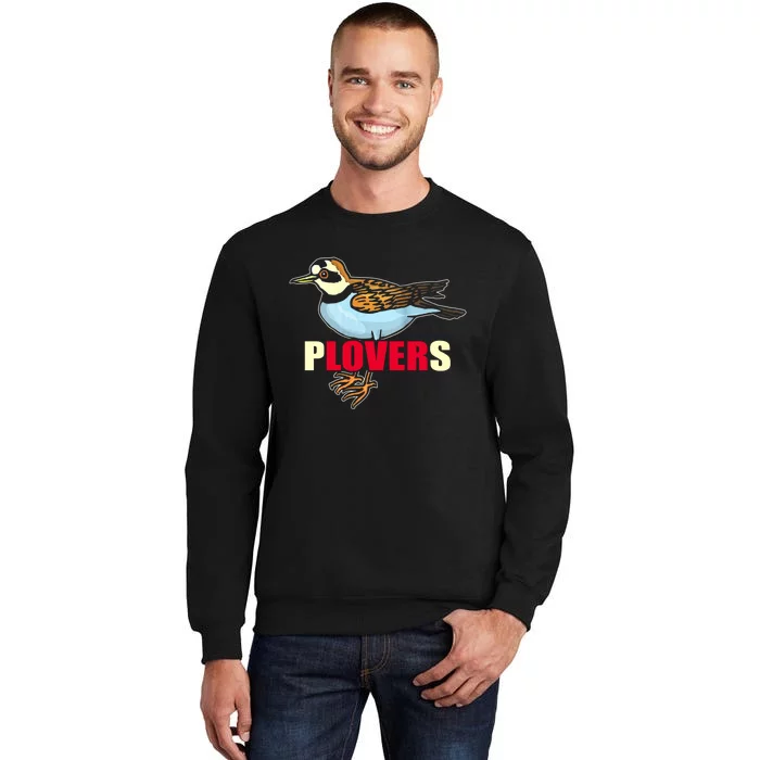 Cute Illustration Piping Plover Love Sweatshirt