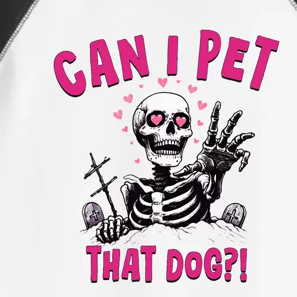 Can I Pet That Dog Skeleton Toddler Fine Jersey T-Shirt