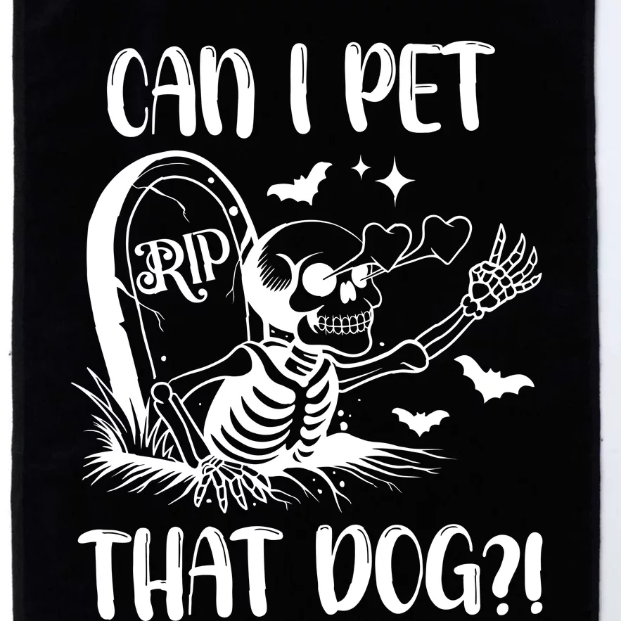 Can I Pet That Dog Halloween Platinum Collection Golf Towel