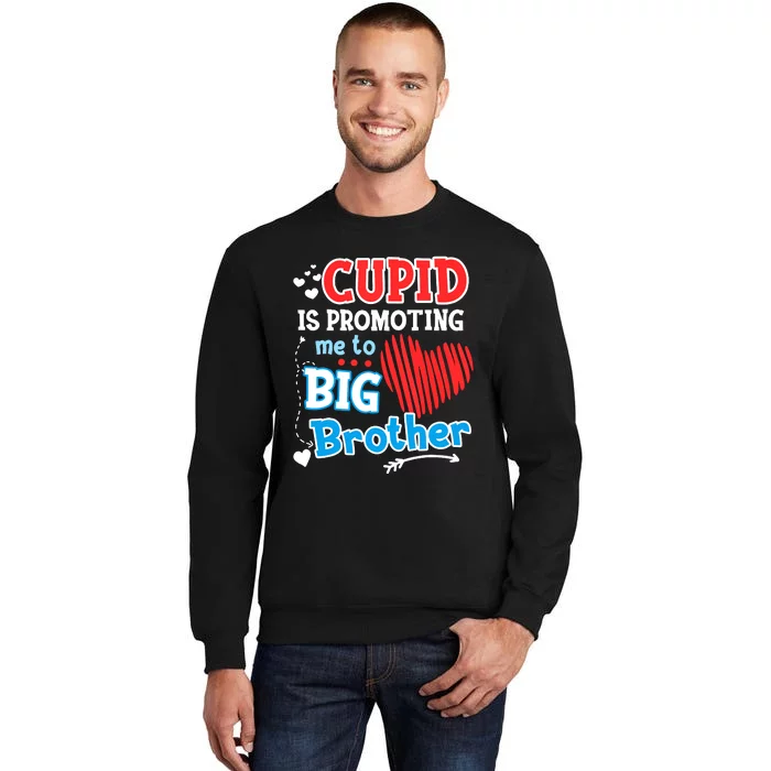 Cupid Is Promoting Me To Brother Valentines Day Tall Sweatshirt