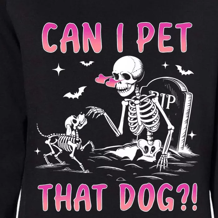 Can I Pet That Dog? Womens California Wash Sweatshirt