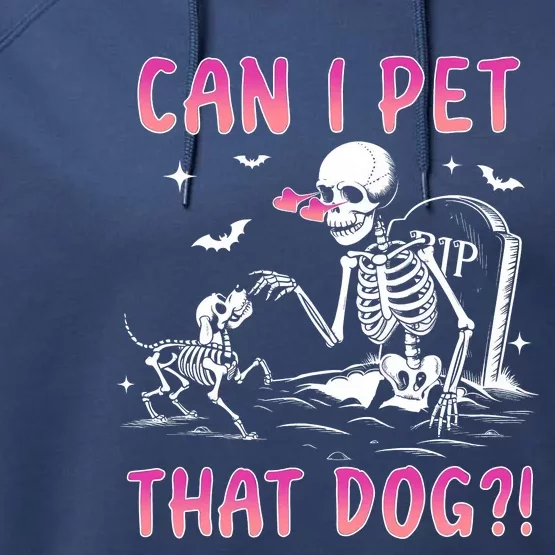 Can I Pet That Dog? Performance Fleece Hoodie