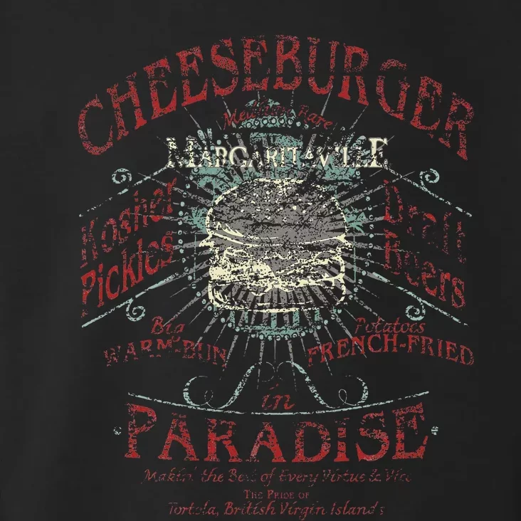 Cheeseburger In Paradise Toddler Hoodie