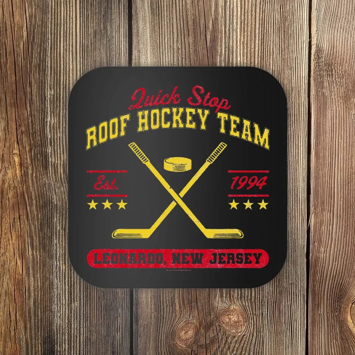 Clerks III Quick Stop Roof Hockey Team Est. 1994 Logo Coaster