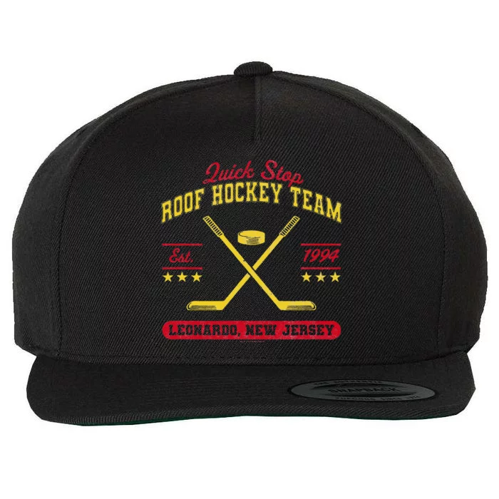 Clerks III Quick Stop Roof Hockey Team Est. 1994 Logo Wool Snapback Cap