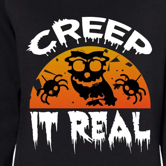 Creep It Real Womens California Wash Sweatshirt