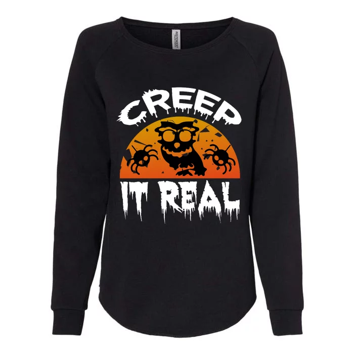 Creep It Real Womens California Wash Sweatshirt