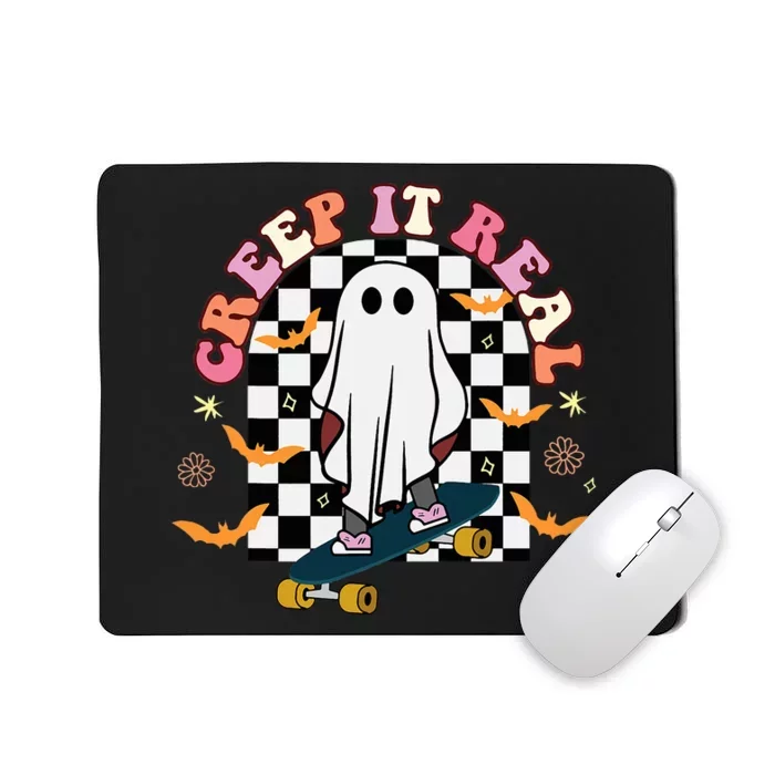 Creep It Real Skateboarder Ghost Mousepad