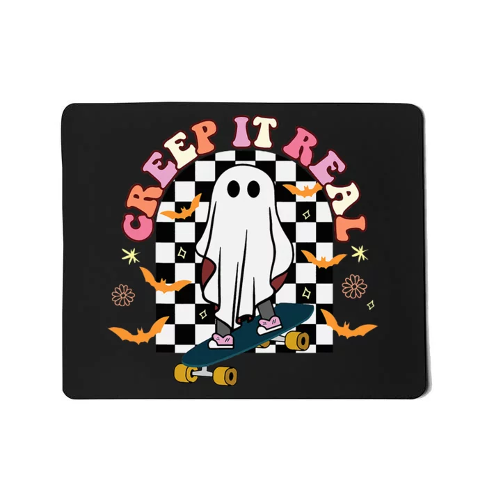 Creep It Real Skateboarder Ghost Mousepad