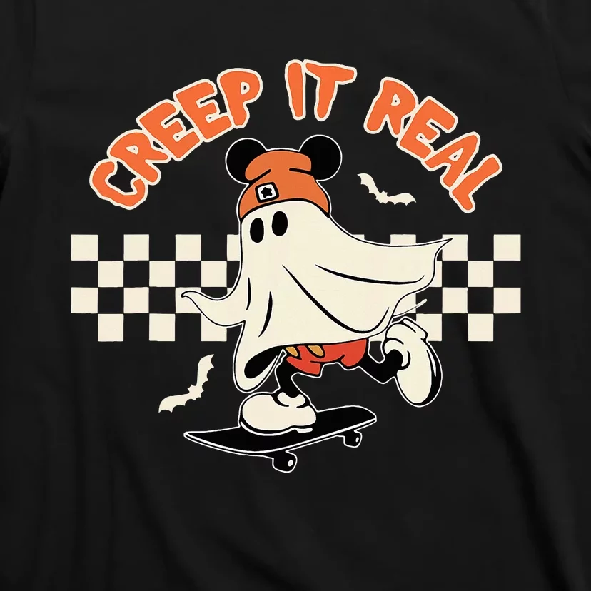 Creep It Real Spooky Ghost Mouse T-Shirt