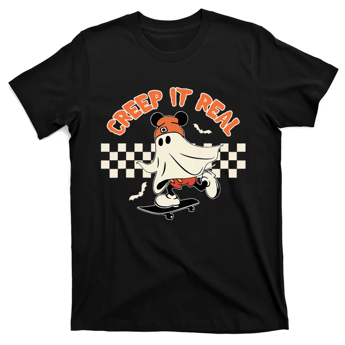 Creep It Real Spooky Ghost Mouse T-Shirt