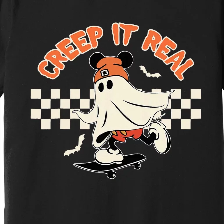 Creep It Real Spooky Ghost Mouse Premium T-Shirt