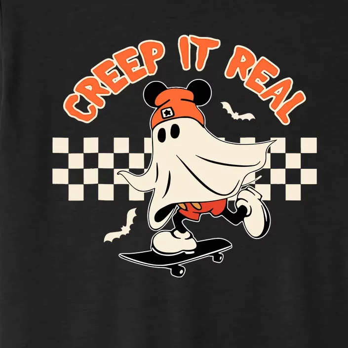 Creep It Real Spooky Ghost Mouse Halloween ChromaSoft Performance T-Shirt