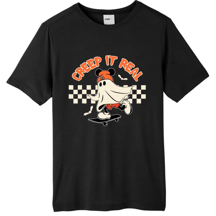 Creep It Real Spooky Ghost Mouse Halloween ChromaSoft Performance T-Shirt