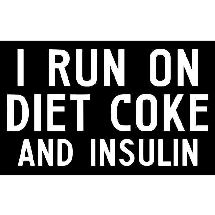 Casual I Run On Diet C.O.K.E And Insulin Printed Hooded Bumper Sticker