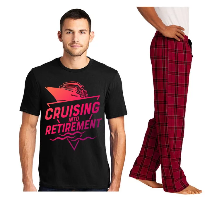 Cruising Into Retiret Cruise Funny Gift Pajama Set