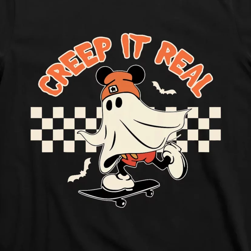 Creep It Real Spooky Ghost Mouse T-Shirt