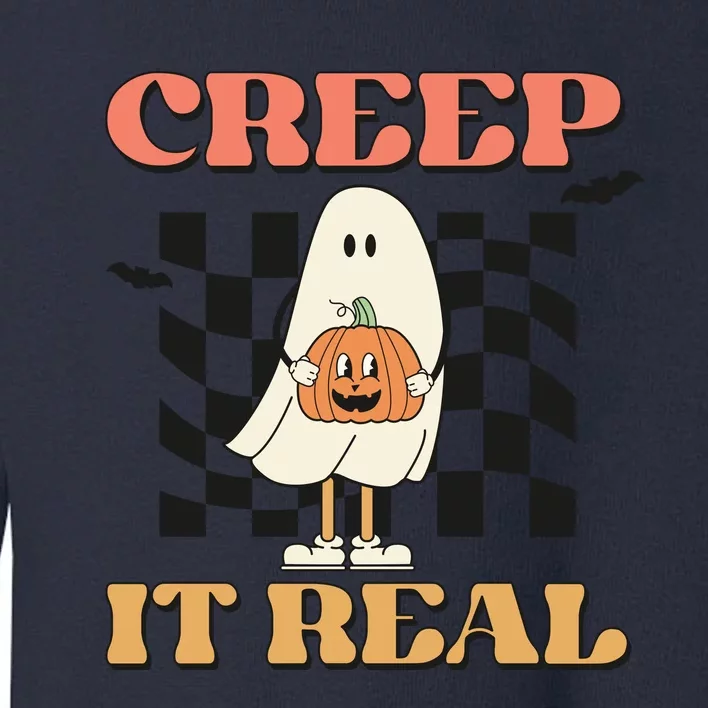 Creep It Real Halloween Toddler Sweatshirt