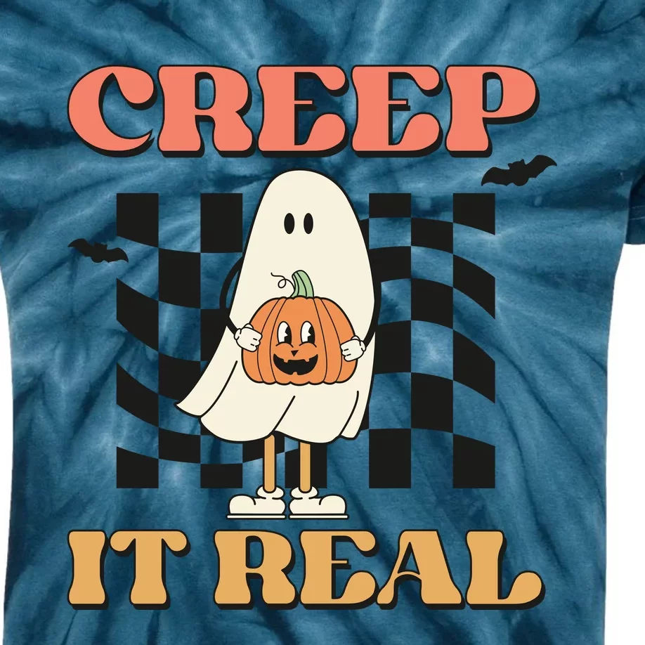 Creep It Real Halloween Kids Tie-Dye T-Shirt