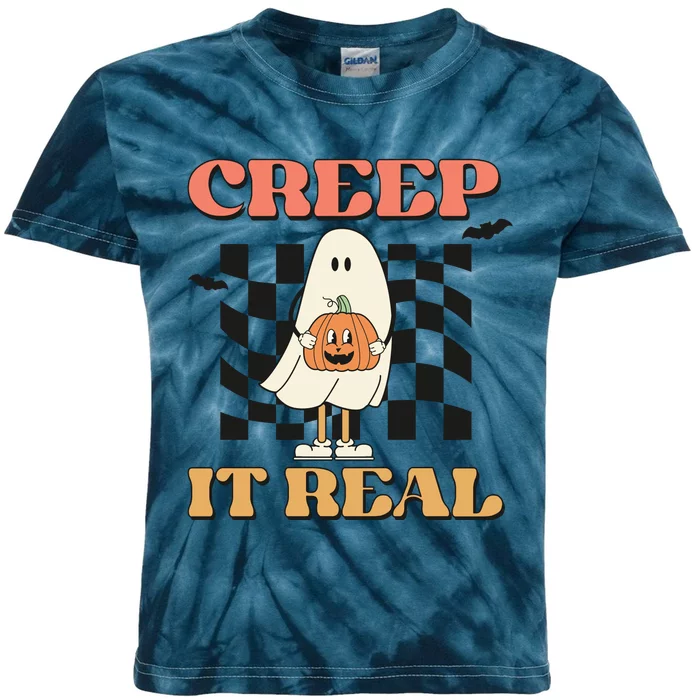 Creep It Real Halloween Kids Tie-Dye T-Shirt