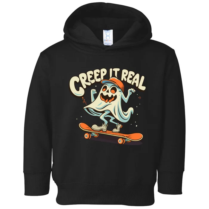 Creep It Real Halloween Toddler Hoodie