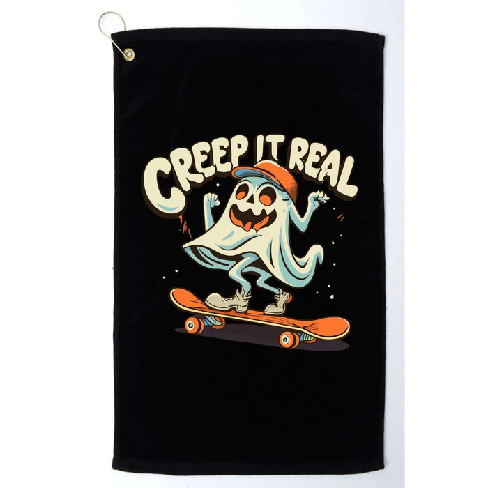 Creep It Real Halloween Platinum Collection Golf Towel