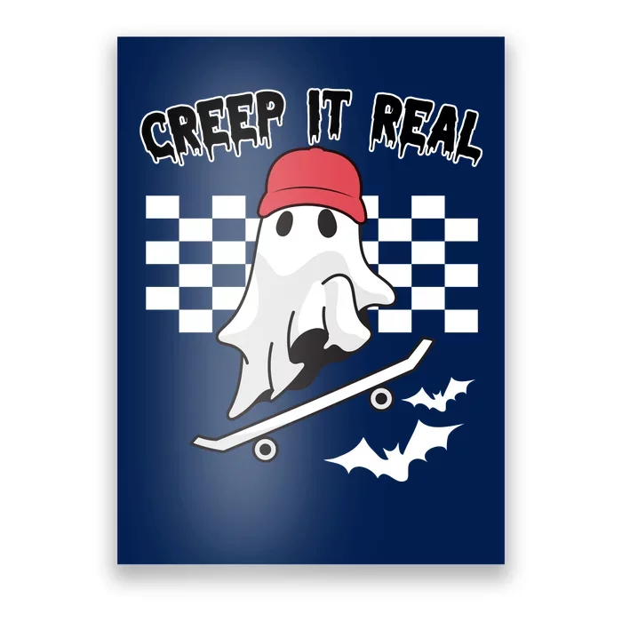 Creek It Real Funny Ghost Halloween Poster