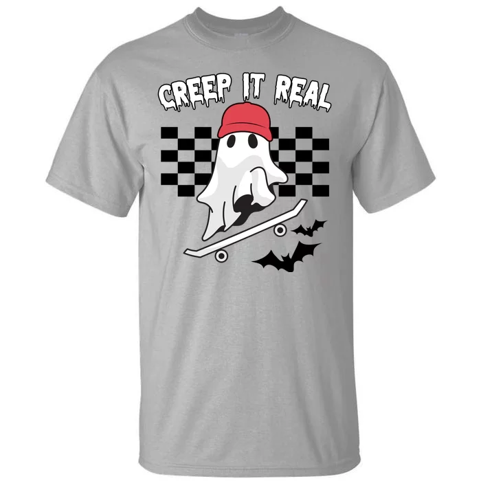 Creek It Real Funny Ghost Halloween Tall T-Shirt